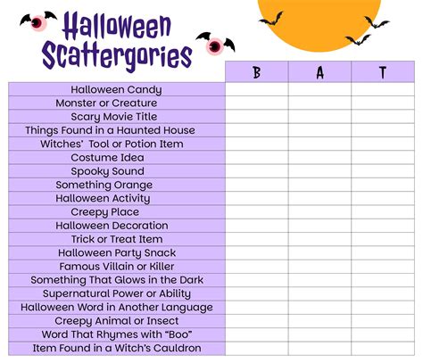 Halloween Party Games Printable