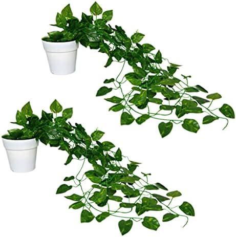 Buy Tdas Plastic Artificial Plants Leaves Hanging Ivy Garlands Plant ...