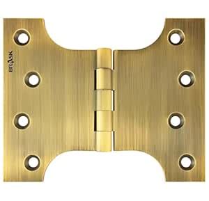 BRASK Brass Heavy Duty Parliament Hinges 4" x 4" x 4 mm | Wide Opening ...
