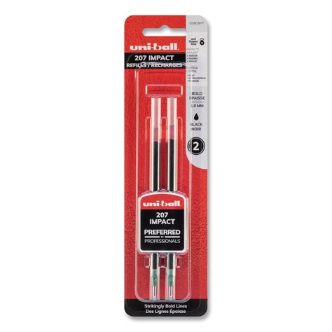 Refill For Gel Impact Gel Pens, Bold Point, Black Ink, 2/Pack - Walmart.com
