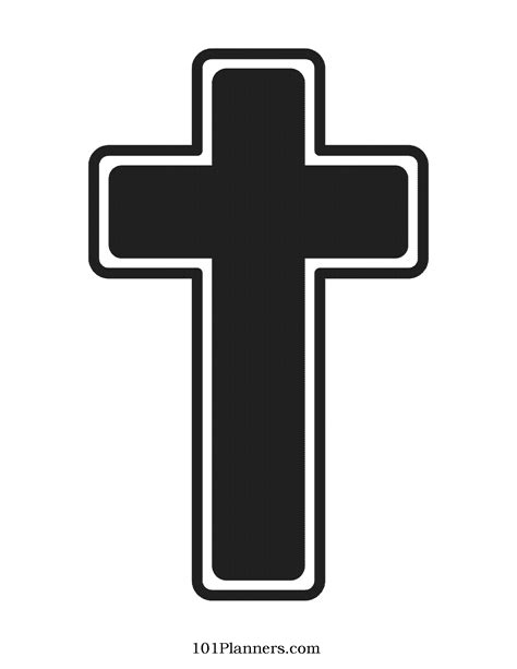 Free Printable Cross Templates - Free Printable Templates: