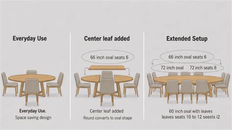 What Size Round Table Seats 8-10? - A House in the Hills