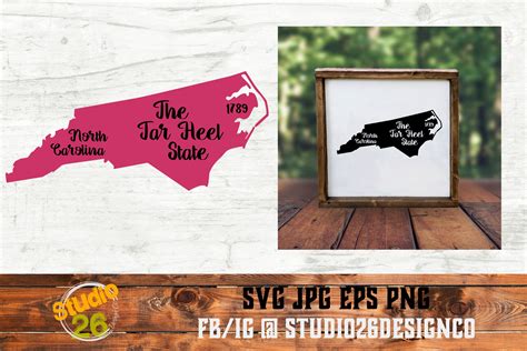 North Carolina - State Nickname Graphic by Studio 26 Design Co · Creative Fabrica