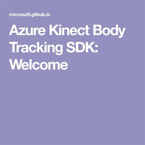 Image result for Azure Kinect Body Tracking SDK