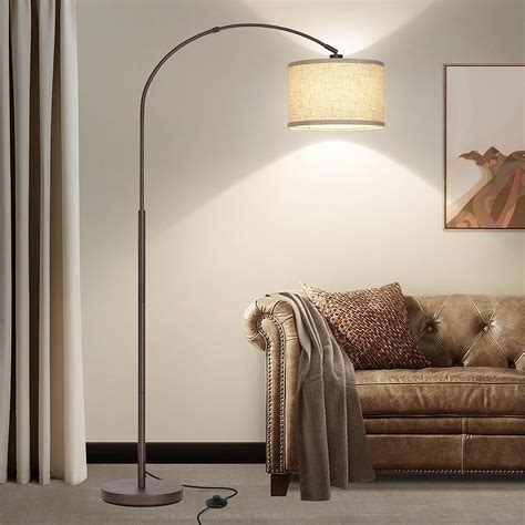 Arc Floor Lamps for Living Room, Modern Standing Lamp with Adjustable ...