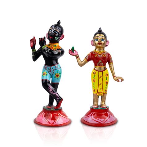 Giri - Radha Krishna Statue | Brass Radha Krishna Murti