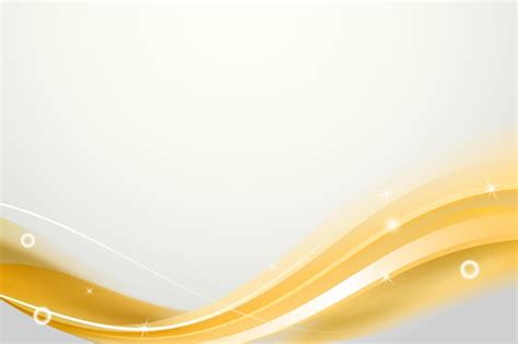 Gold curve frame template | Free Vector