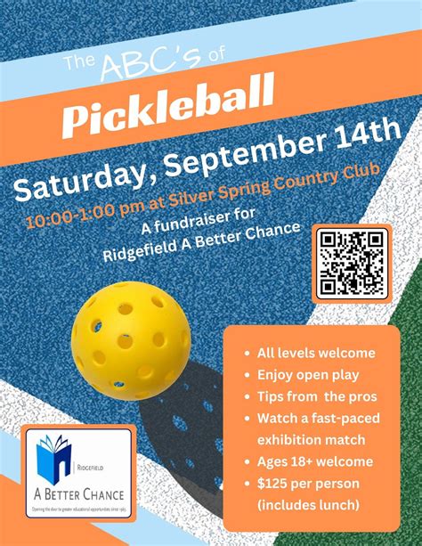 Pickleball Fundraising Event | Silver Spring Country Club, Ridgefield ...