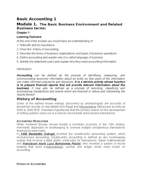 Image result for Basic Accounting Lesson