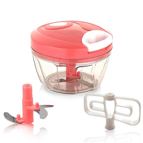 Frenchware Multipurpose Vegetable Chopper with 3 Blades, Polypropylene ...