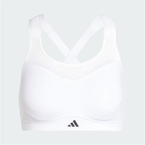 CLOTHING - TLRD Impact Training High-Support Bra - White | adidas Bahrain