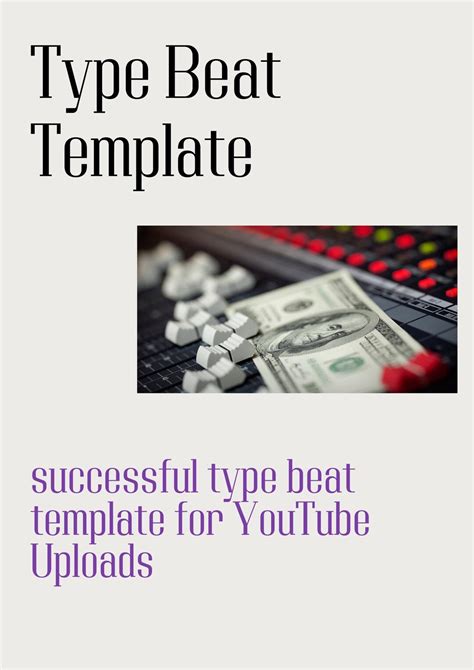 Buy Best Youtube Type Beat Template for Type Beat Guide Template Type ...