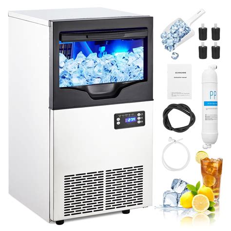 Whizmax Ice Makers Countertop,Nugget Ice Maker Countertop,110LBS/24H ...