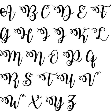 Cursive P Stencil - P Script Font