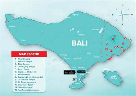 Your Ultimate Bali Tourist Map: 82 Unmissable Attractions For You!