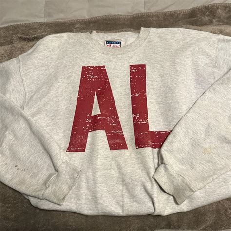 Alabama sweatshirt Small stains noted to both sleeves - Depop