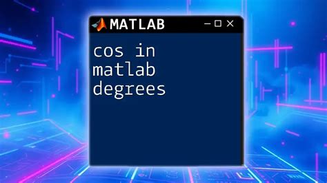 Image result for MATLAB Cos Function