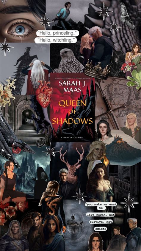 Queen of Shadows 🖤 #queenofshadows #throneofglass # ...