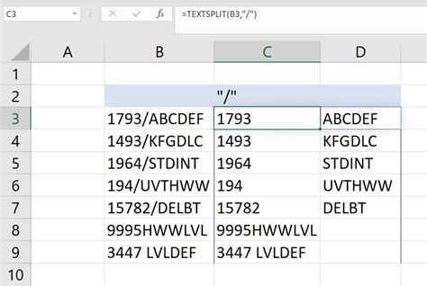 Image result for How to Use Textsplit Excel Vertically
