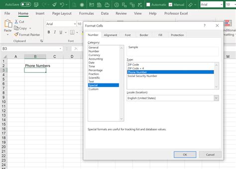 How to Add Code to Telephone Numbers On Excel 的图像结果
