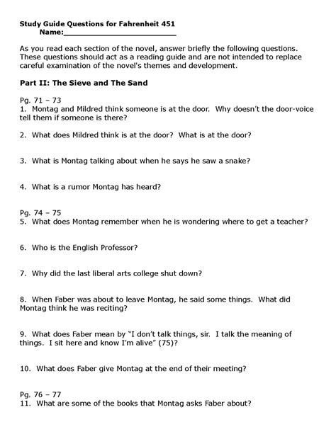 Fahrenheit-451-study-guide-part-2.pdf | Summaries Voice | Docsity