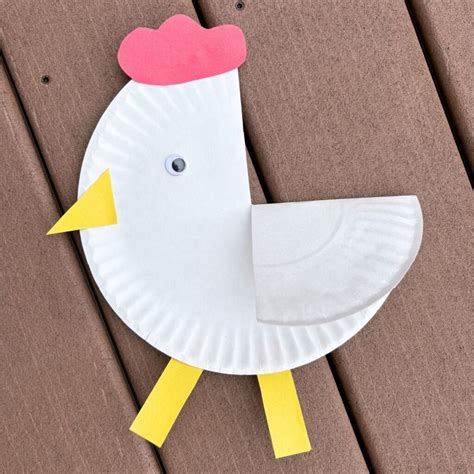 Easy Paper Plate Chicken Craft for Preschoolers - Simply Full of Delight