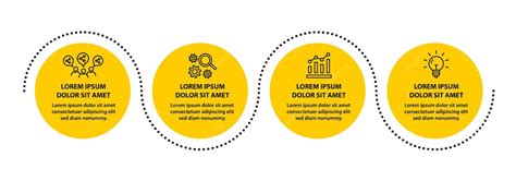 Modelo de design de fluxograma infográfico de 4 etapas | Vetor Grátis