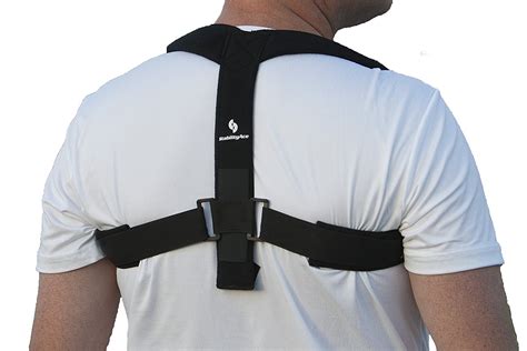 StabilityAce Upper Back Posture Corrector Brace and Clavicle Support ...