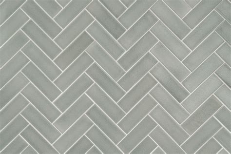 Fireclay Tile Foggy Morning backsplash in herringbone (With images ...