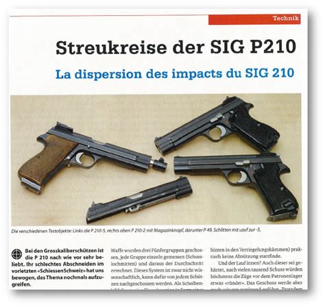 Der SIG P210 auf die Scheibe geschaut !! – VEREIN SCHWEIZER ...