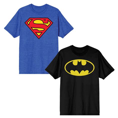 Bioworld DC Justice League Batman & Superman Logos Mens India | Ubuy