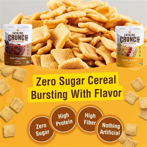 Catalina Crunch – Cereal apto para dietas cetogénicas, bajo en ...
