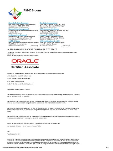 ALTER Database Control File to Trace 的图像结果