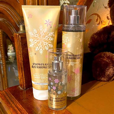Bath & Body Works Snowflakes & Cashmere Set | Bath and body, Bath and ...