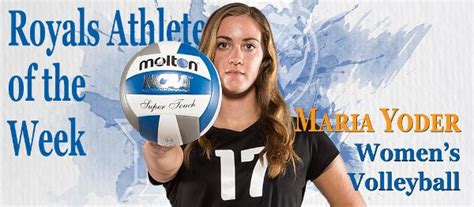 Royals Athlete of the Week: Maria Yoder - EMU News