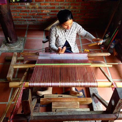 Weaving Of Silk