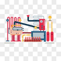 智能工厂全自动生产流水线素材图片免费下载-千库网