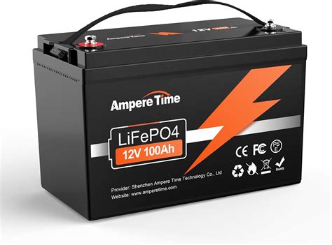 Litime 12V 100Ah Lithium LiFePO4 Battery with Built-in BMS, India | Ubuy