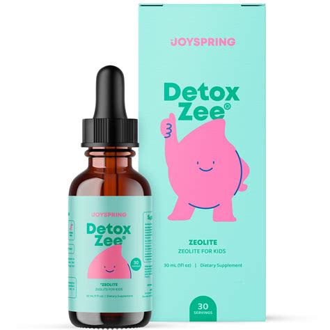Joyspring Detoxzee Zeolite Drops For Kids Clinoptilolite With Vitamin ...