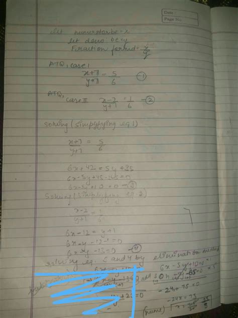 if numerator and denominator both are increased by 7 the fraction ...
