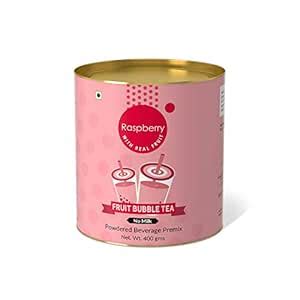 Tea Planet Raspberry Fruit Boba Premix (3 in 1) – Instant Sweet & Tart ...