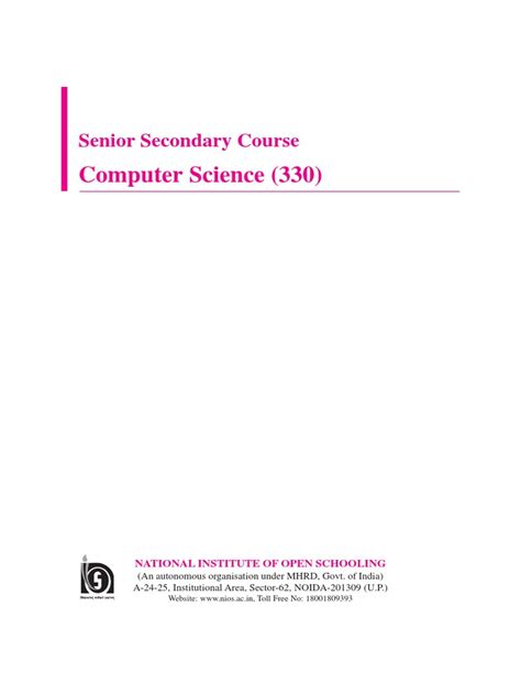 Image result for Computer Science Course Book PDF
