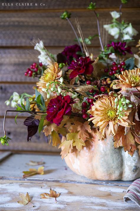 Fall Flower Arrangement Ideas