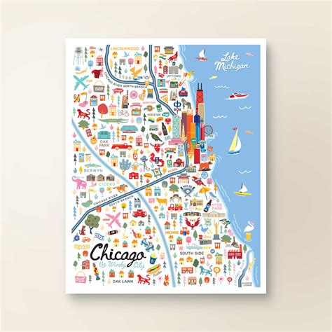 Chicago On Map