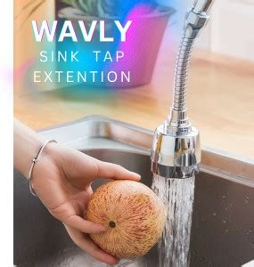 Wavly Sink Faucet Sprayer Attachment 360 Rotatable Kitchen Tap Head ...