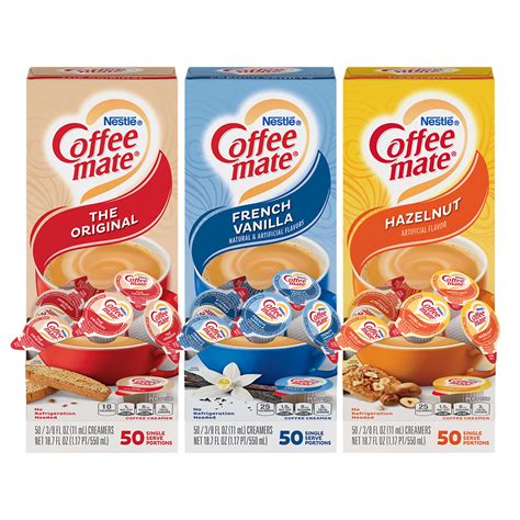 NESTLE Coffee mate Coffee Creamer Variety Pack - Original, French ...