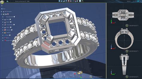 3D Jewelry CAD Design Services India | CAD Designing Company