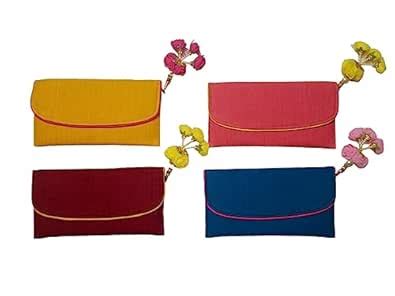 SWADEC Cotton IKKAT Print Envelope Purse Clutches/Hand Wallets/Stylish ...