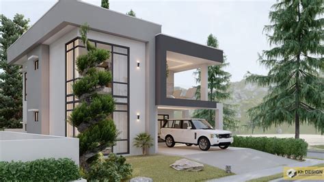 Two-Storey Modern House Design with Regal Glass Facade - Pinoy House ...