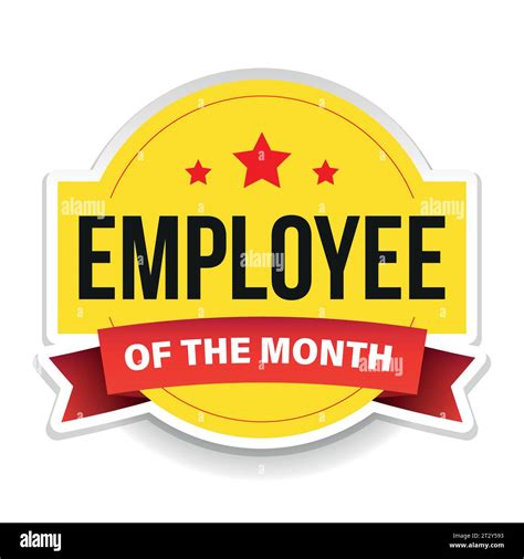 Employee of the month award star vector Stock Vector Image & Art - Alamy